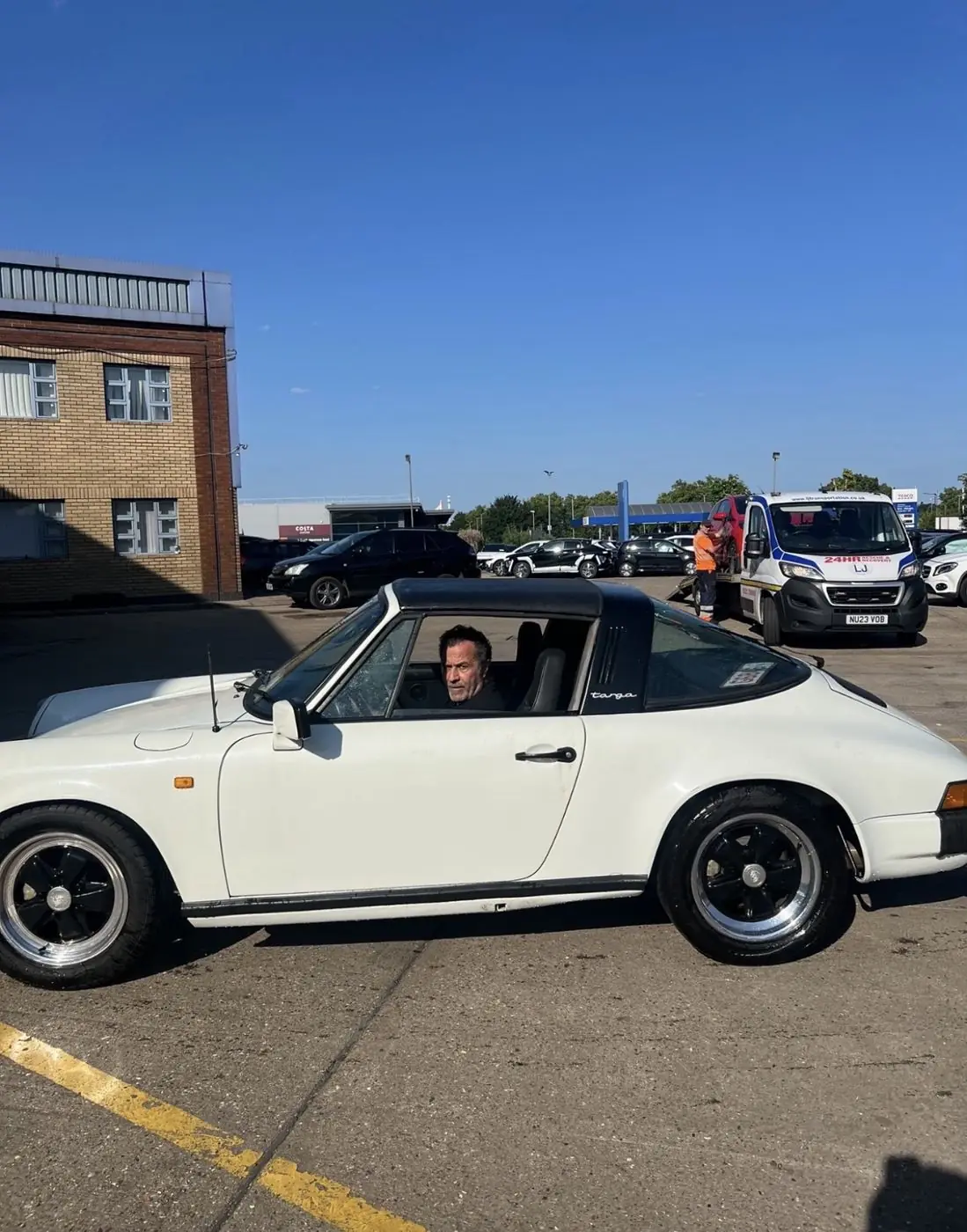 A Porsche 911 at White Rose Motors