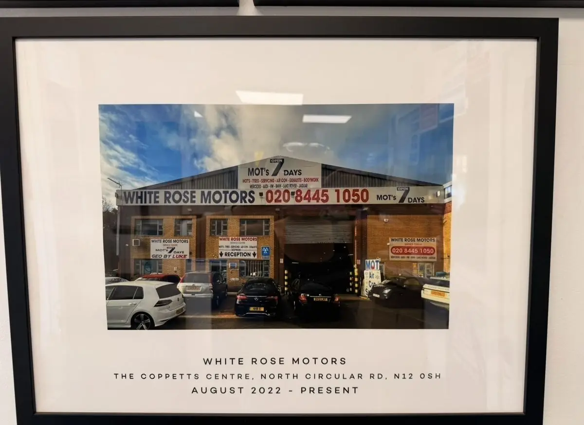 White Rose Motors at The Coppetts Centre, N12, 2022 to present